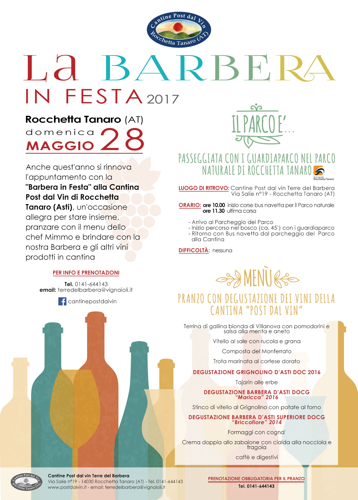 La Barbera in festa 2017 - Post dal Vin - Rocchetta Tanaro