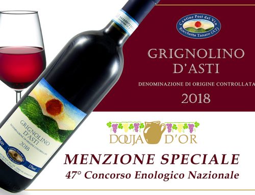 Menzione Speciale 47° Douja d’Or – Grignolino d’Asti 2018