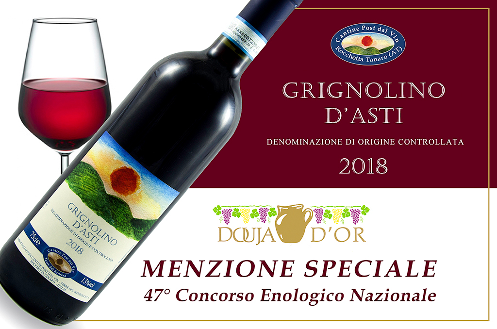 Grignolino d'Asti 2018 - Menzione speciale 47° Douja d'Or
