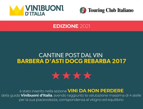 Rebarba 2017 in Vinibuoni d’Italia Ed. 2021